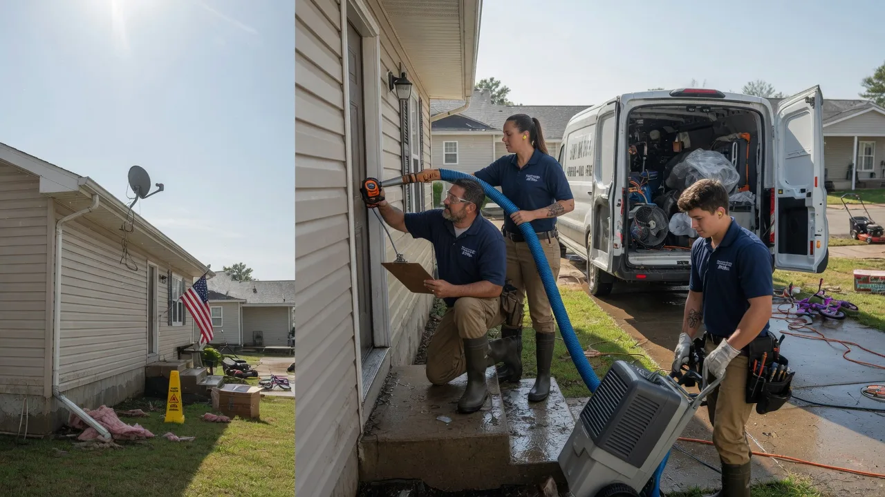 Ceiling Water Damage Restoration in Agra, OK near me